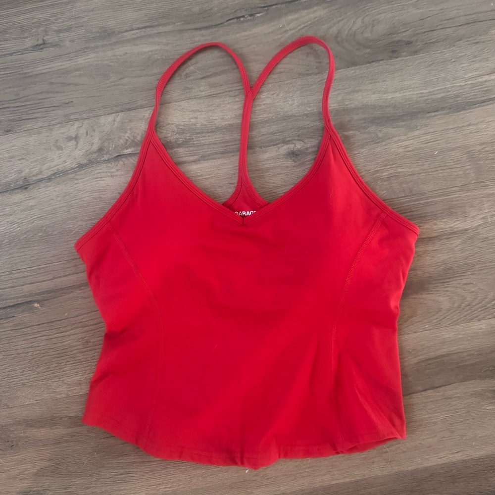 Garage- active y back tank top